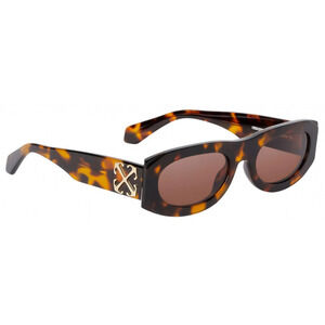 NWT Off White Oeri13Of24Pla0016064 Orlando Havana Brown Sunglasses